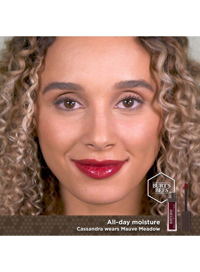 100% Natural Glossy Liquid Lipstick Mauve Meadow 1 Tube