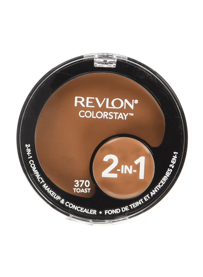 Colorstay 2-In-1 Compact Makeup And Concealer Brown