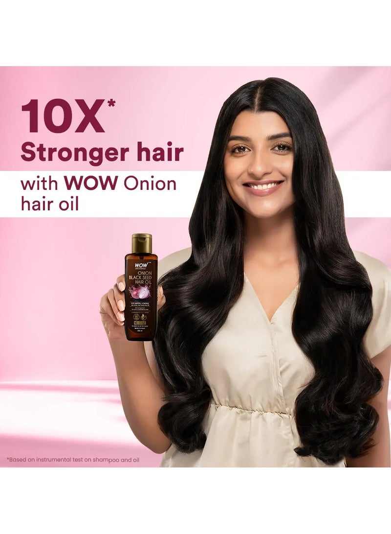 Onion Black Seed Hair Oil For Hair Fall Control - 200ml