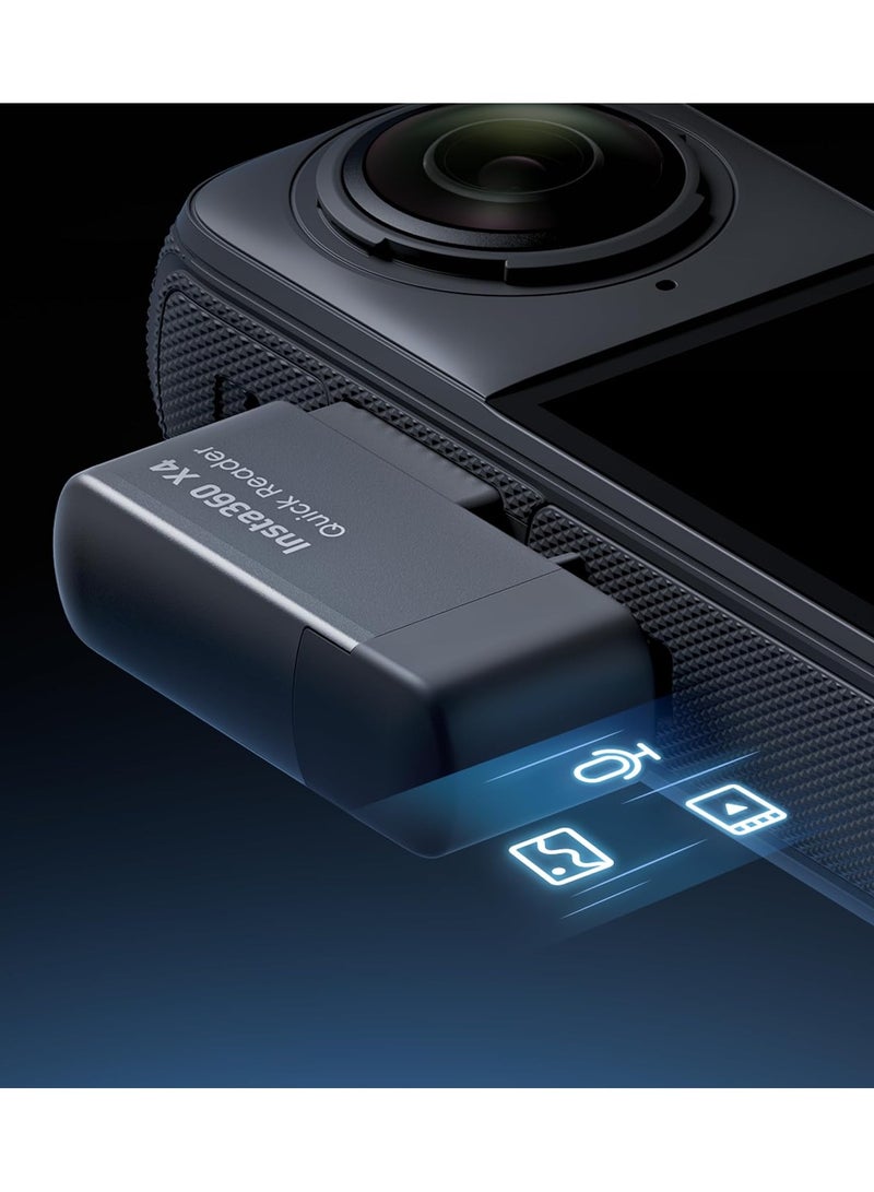 Quick Reader for X4 8K 360 Action Camera