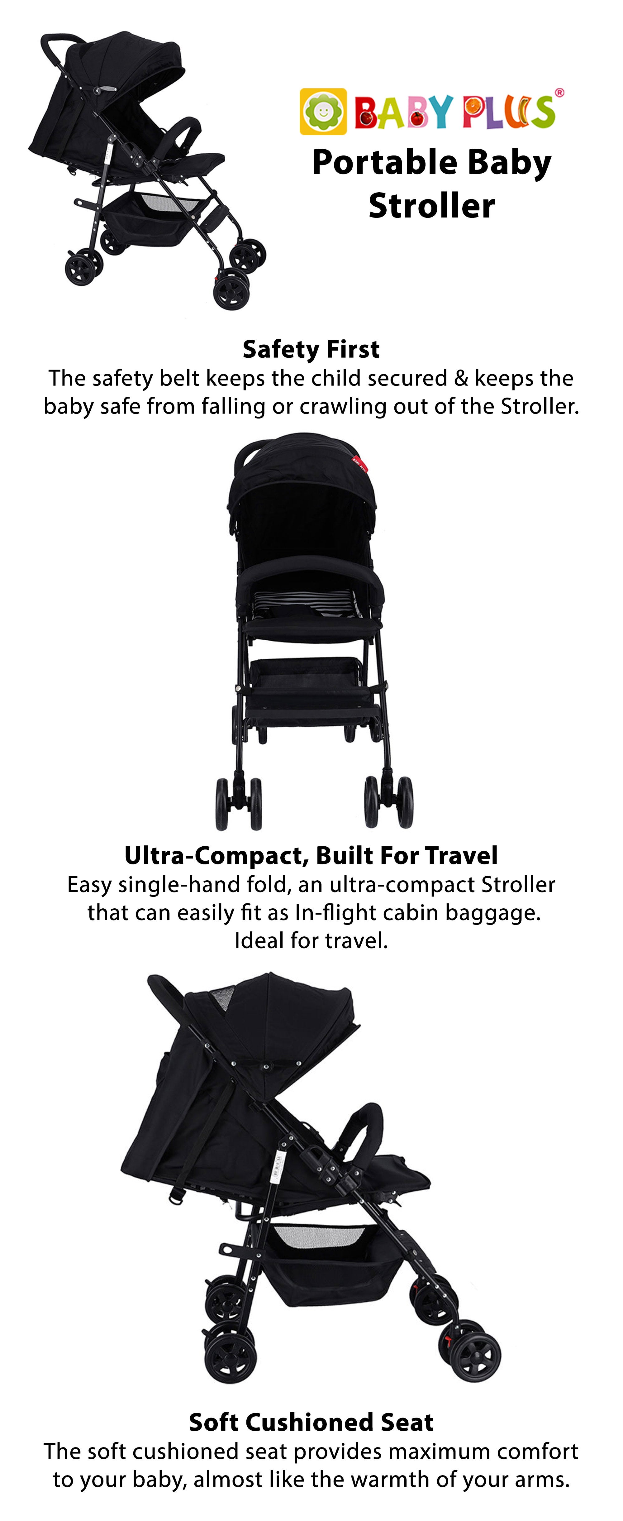 Easy To Carry Baby Foldable Portable Stroller Suitable From 6 Months To 4 Years
