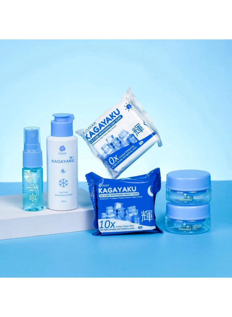 مجموعة هيدرا جلاس 6 في 1 للبشرة