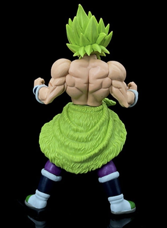 Dragon Ball Broli Action Figure, Super Saiyan Figure Toy, Anime Realistic Collectible Figure, High Quality Anime Action Figure Toy for Collection, Decoration, As Valuable Gift 23.5CM