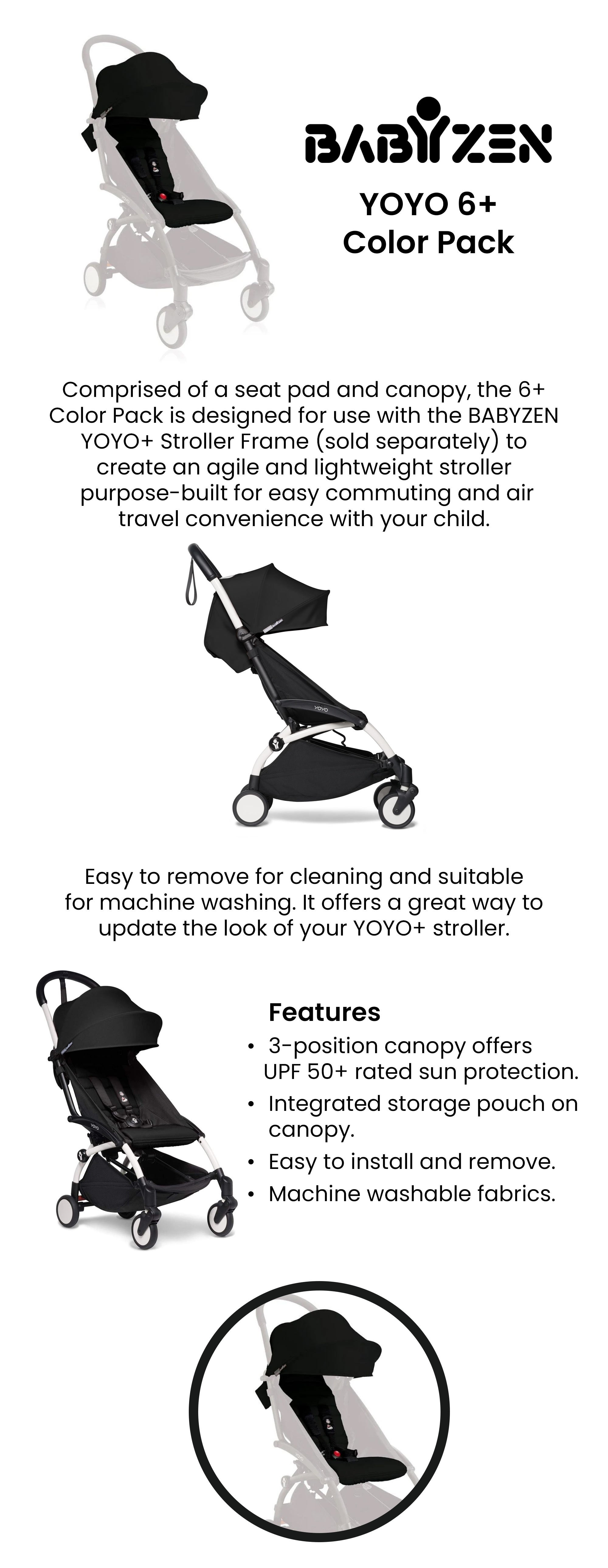 YOYO 6+ Color Pack - Black (Compatible With YOYO² Frame)