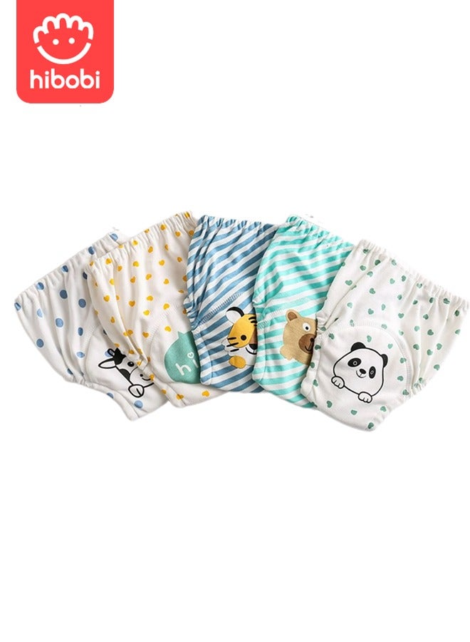 5 pack waterproof washable baby gauze diapers