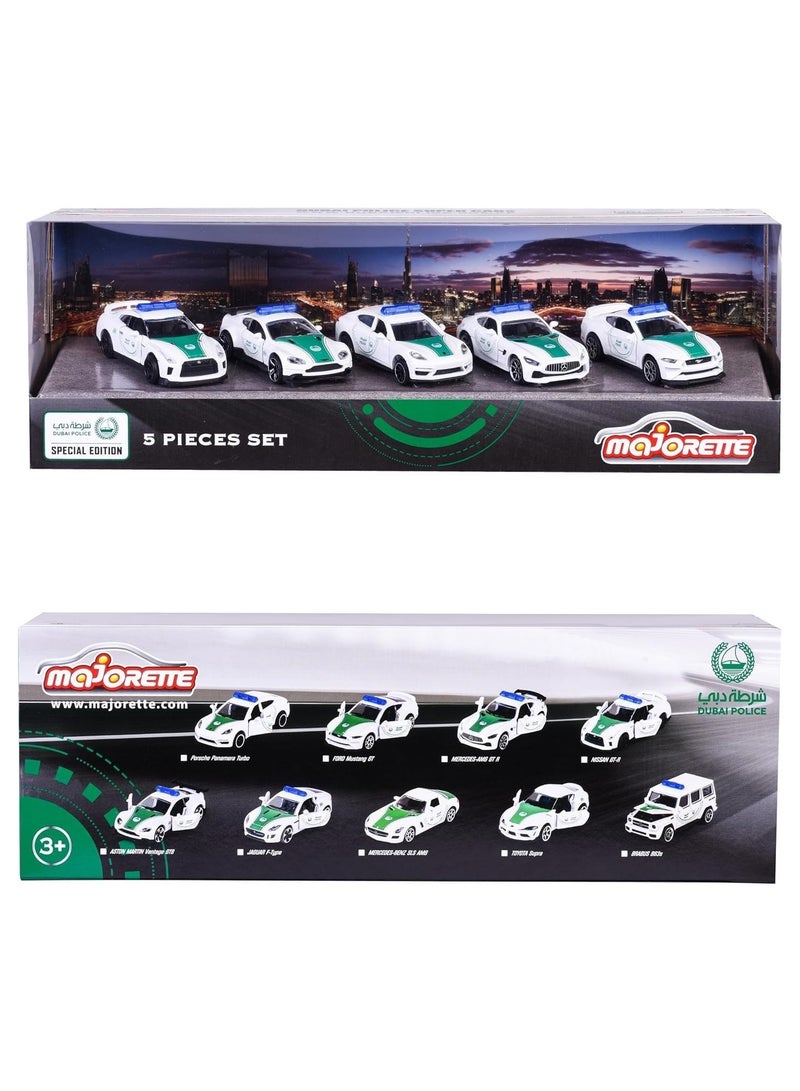 MAJORETTE - DUBAI POLICE 5 PIECES GIFTPACK - V1