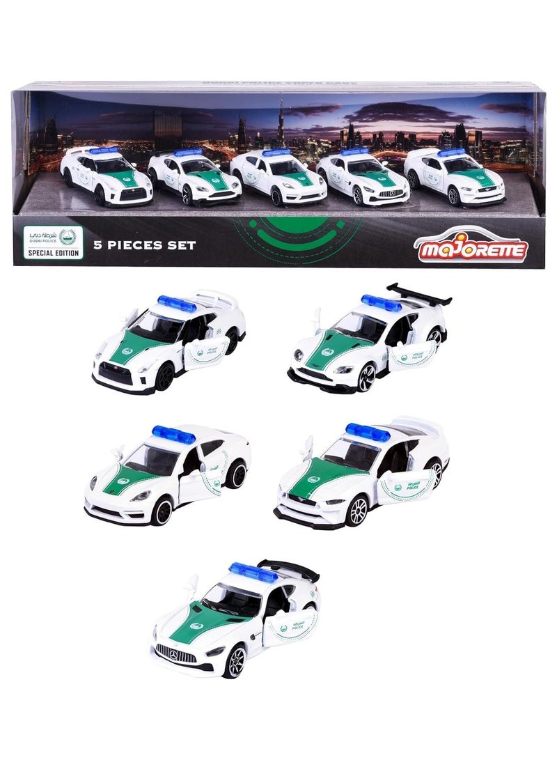 MAJORETTE - DUBAI POLICE 5 PIECES GIFTPACK - V1