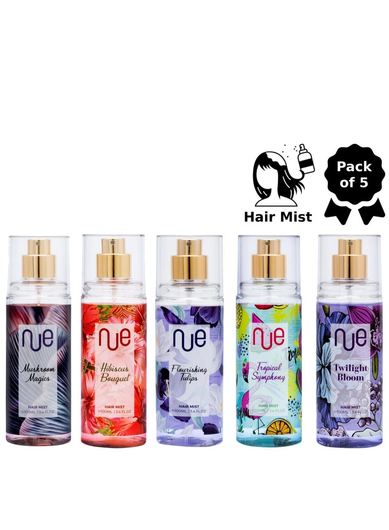 Assorted Nue Hair Mists 100ml*5