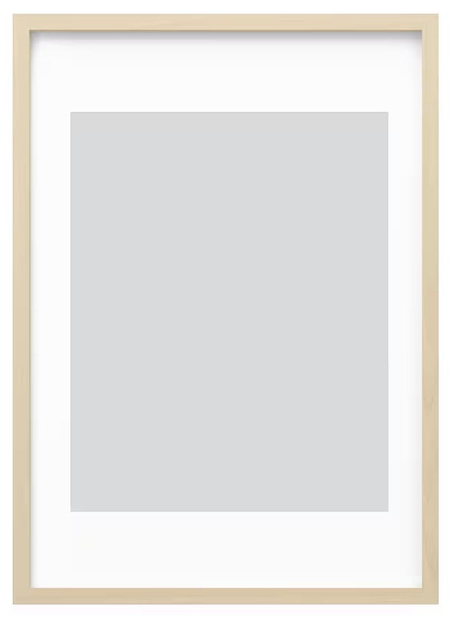 RÖDALM Frame, birch effect, 50x70 cm