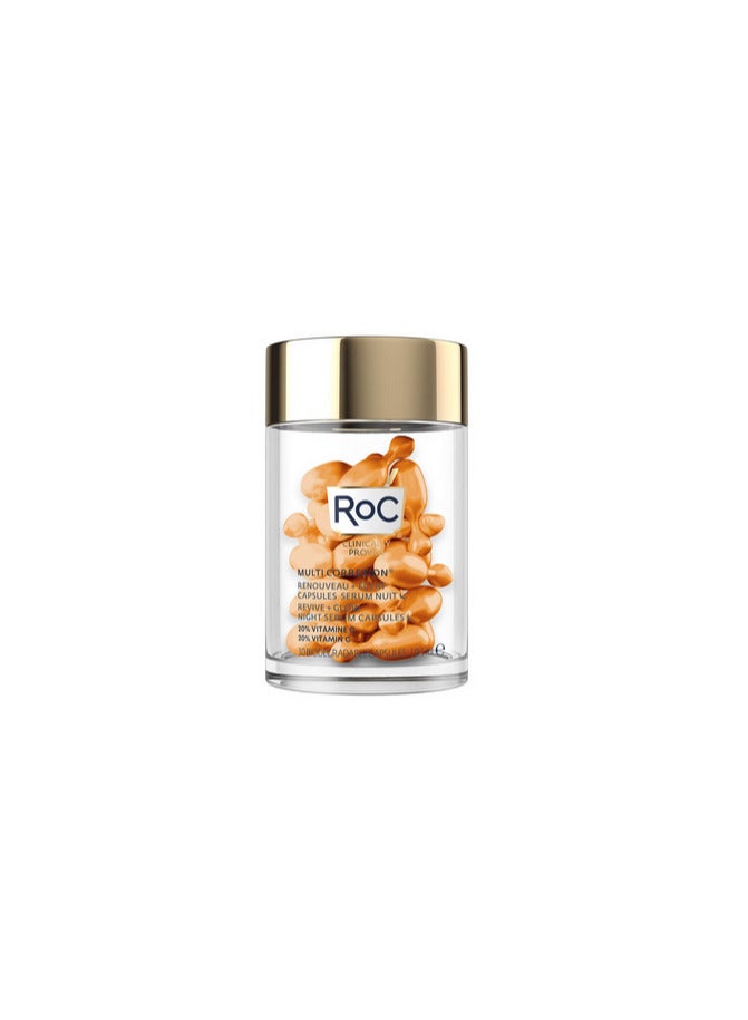 RoC Multi Correxion Revive and Glow Serum Capsules 30Ct