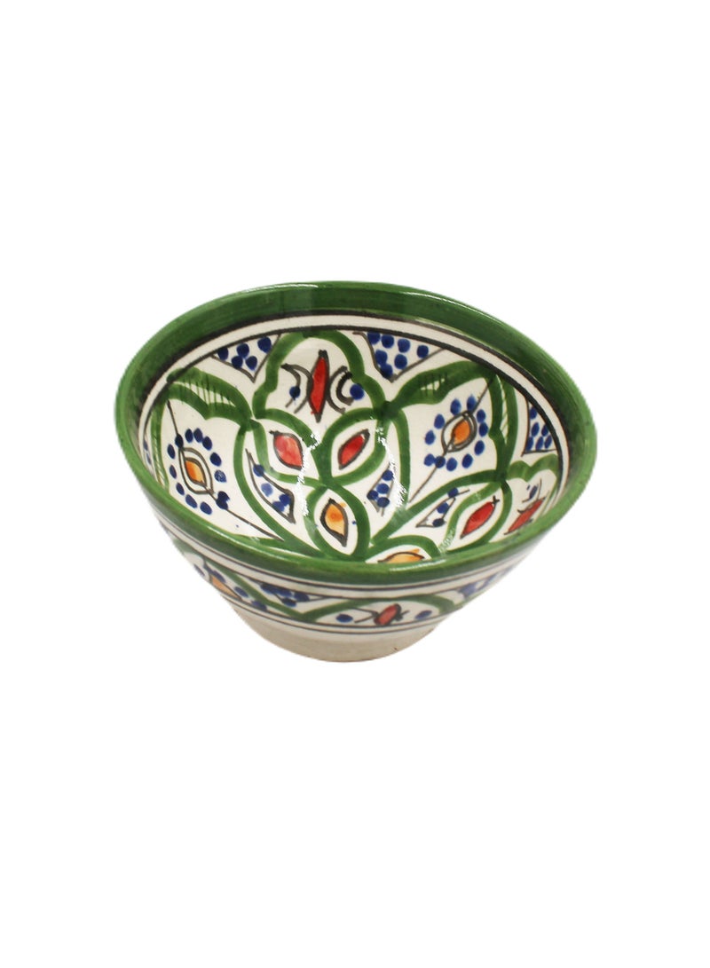 Moroccan Handmade Hand painted Bowl 15 x 8 cm