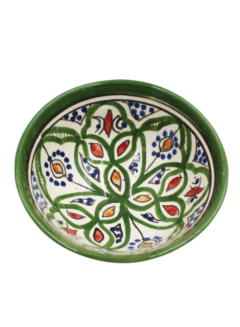 Moroccan Handmade Hand painted Bowl 15 x 8 cm