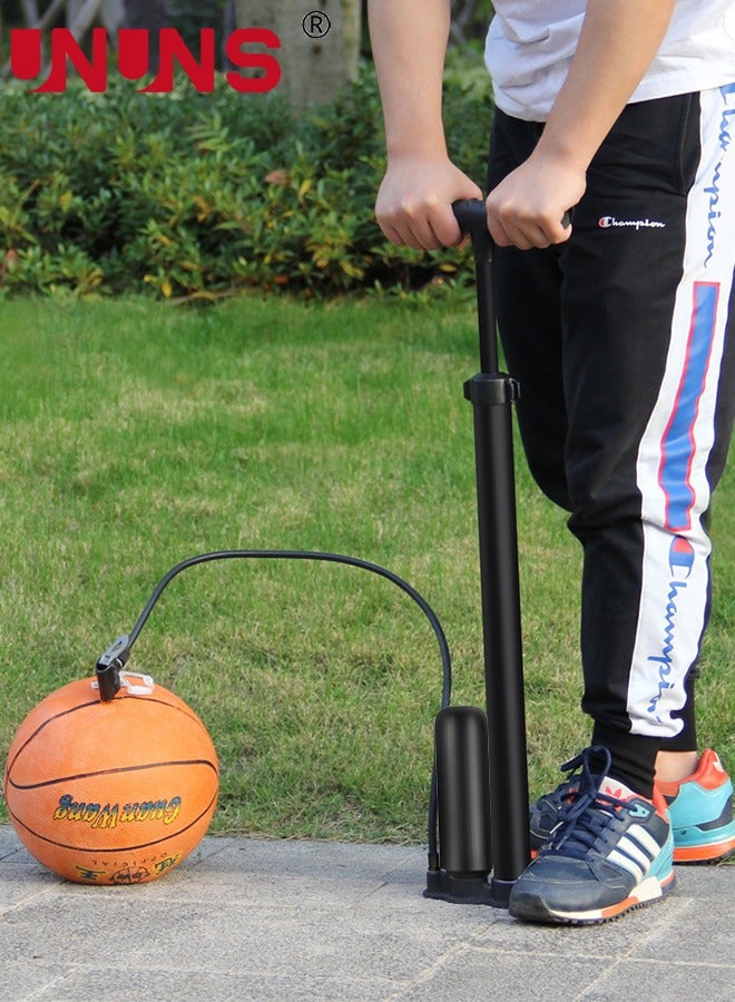 Bicycle Pump,Portable Bike Tire Pump,160 Psi Bike Air Pump With Accessories,Universal Air Pump For Basketball Football Volleyball Motorcycles Car All Bikes And Sports Balls