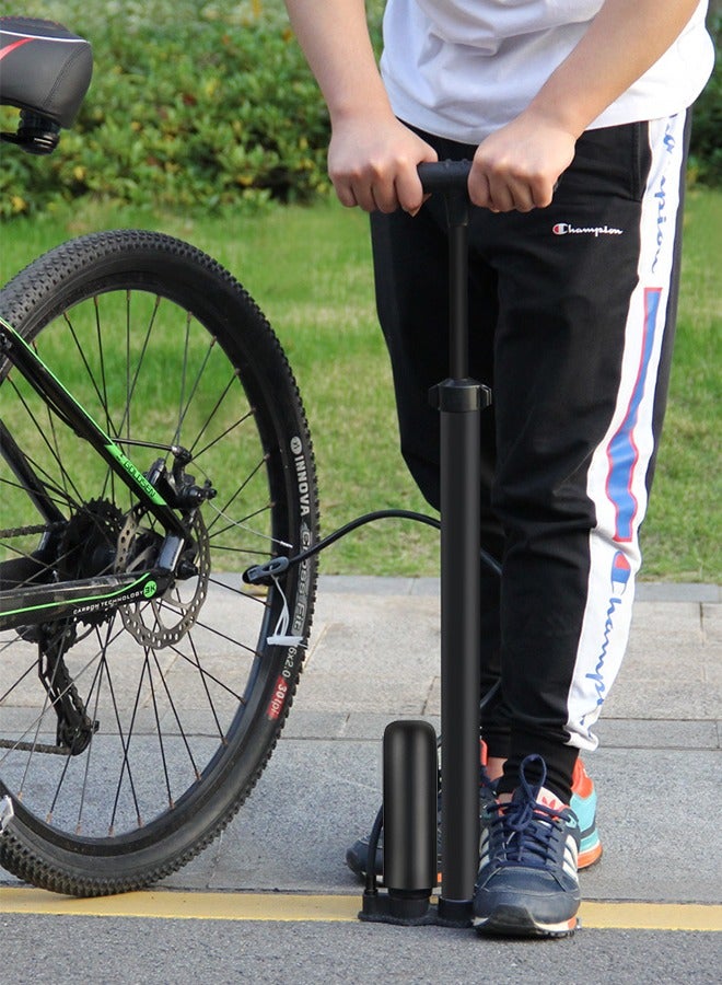 Bicycle Pump,Portable Bike Tire Pump,160 Psi Bike Air Pump With Accessories,Universal Air Pump For Basketball Football Volleyball Motorcycles Car All Bikes And Sports Balls
