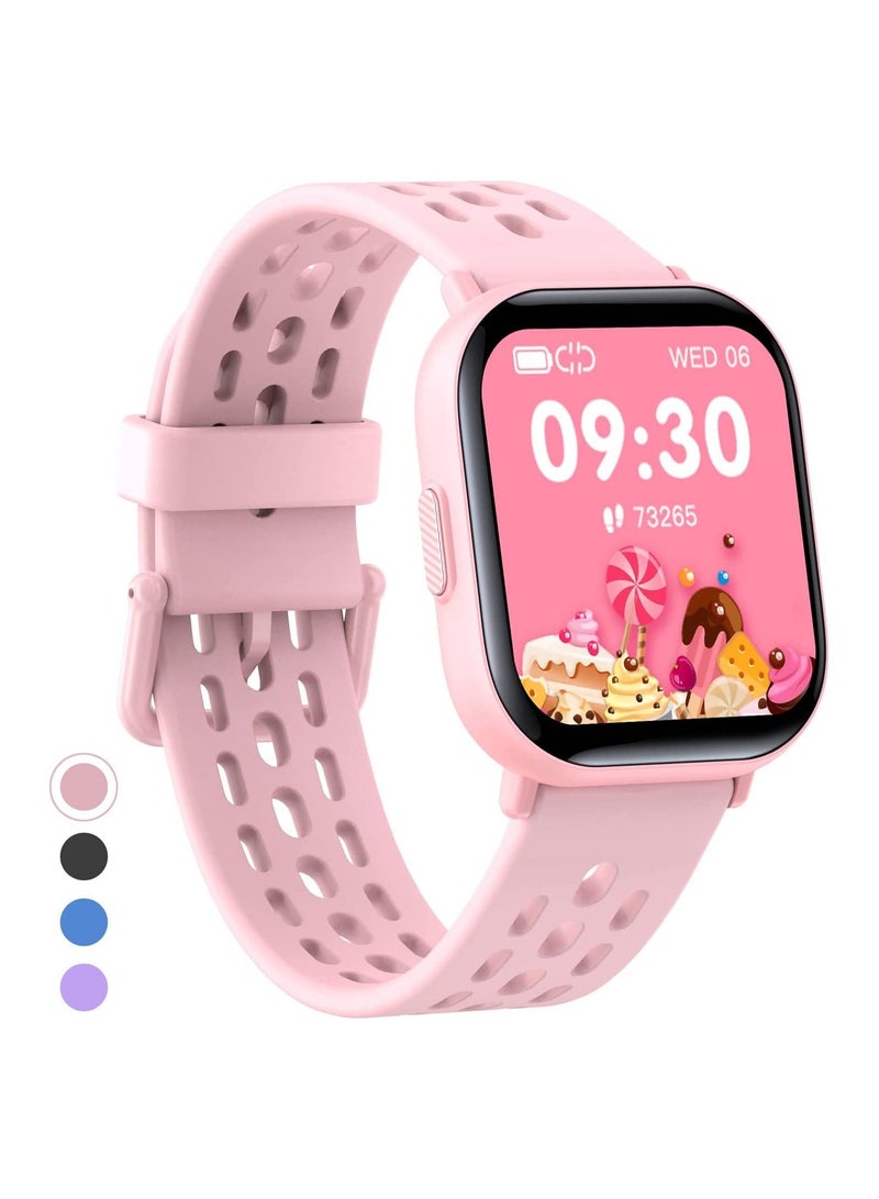 Kids Smart Watch for Girls Boys, Fitness Activity Tracker Watch with Heart Rate, Sleep Monitor, Pedometers, IP68 Waterproof Kids Watch with 8 Sports Modes, Great Gift for Age 6+ Kids Teens