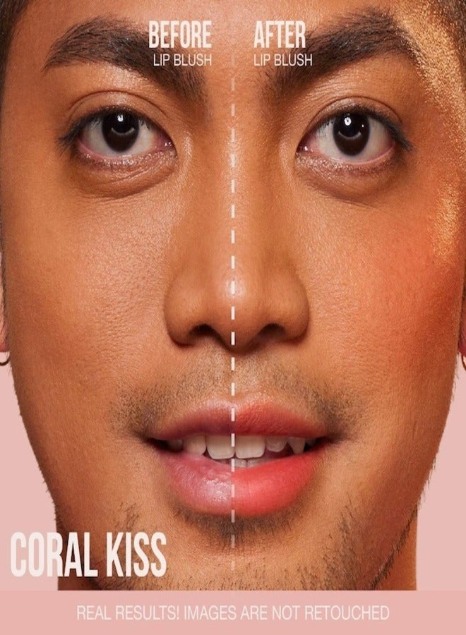 Lip Blush Creamy Lip & Cheek Stain 6ml Coral Kiss