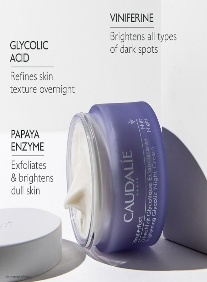 inoperfect Dark Spot Correcting Glycolic Night Cream Transparent 50ml