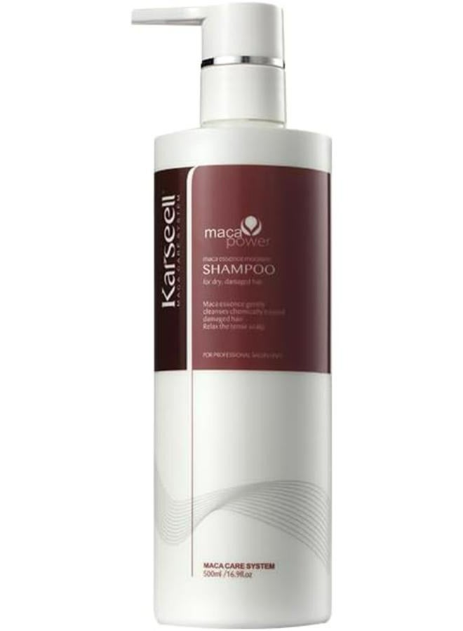 Argan Oil Shampoo Herbal Extract Moisturizing Deep Repair Smooth Shampoo for Dry and Damaged Hair 500 ML