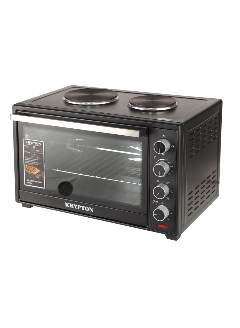 Electric Oven with Rotisserie and Convection 60 L 2000 W KNO6381 Black