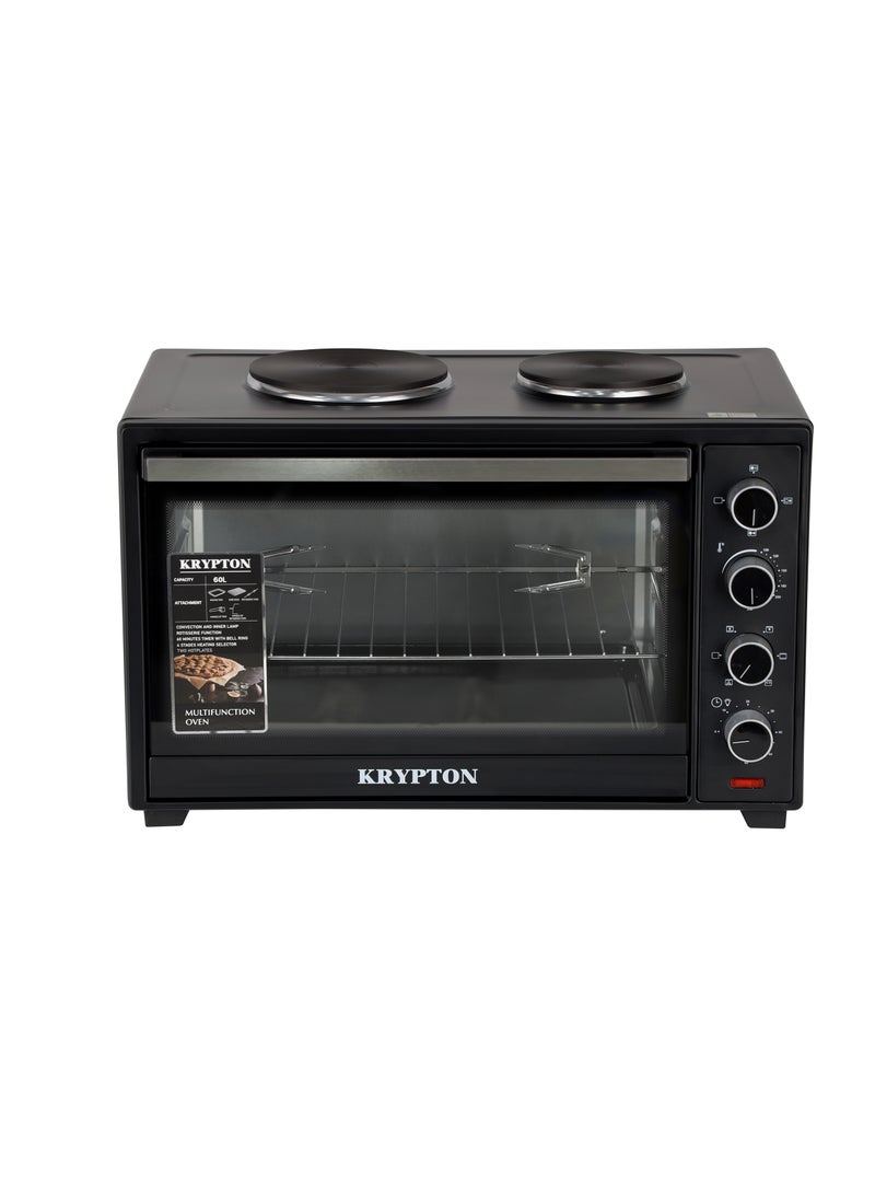 Electric Oven with Rotisserie and Convection 60 L 2000 W KNO6381 Black