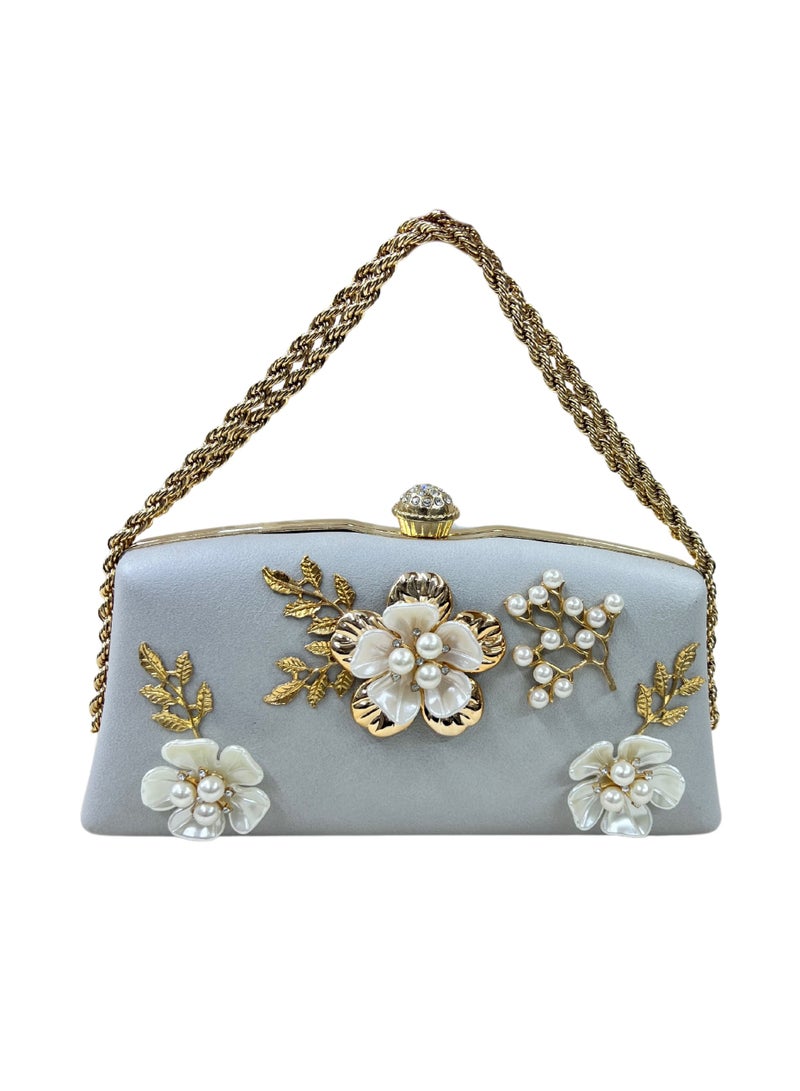 Embellished Square Clutch