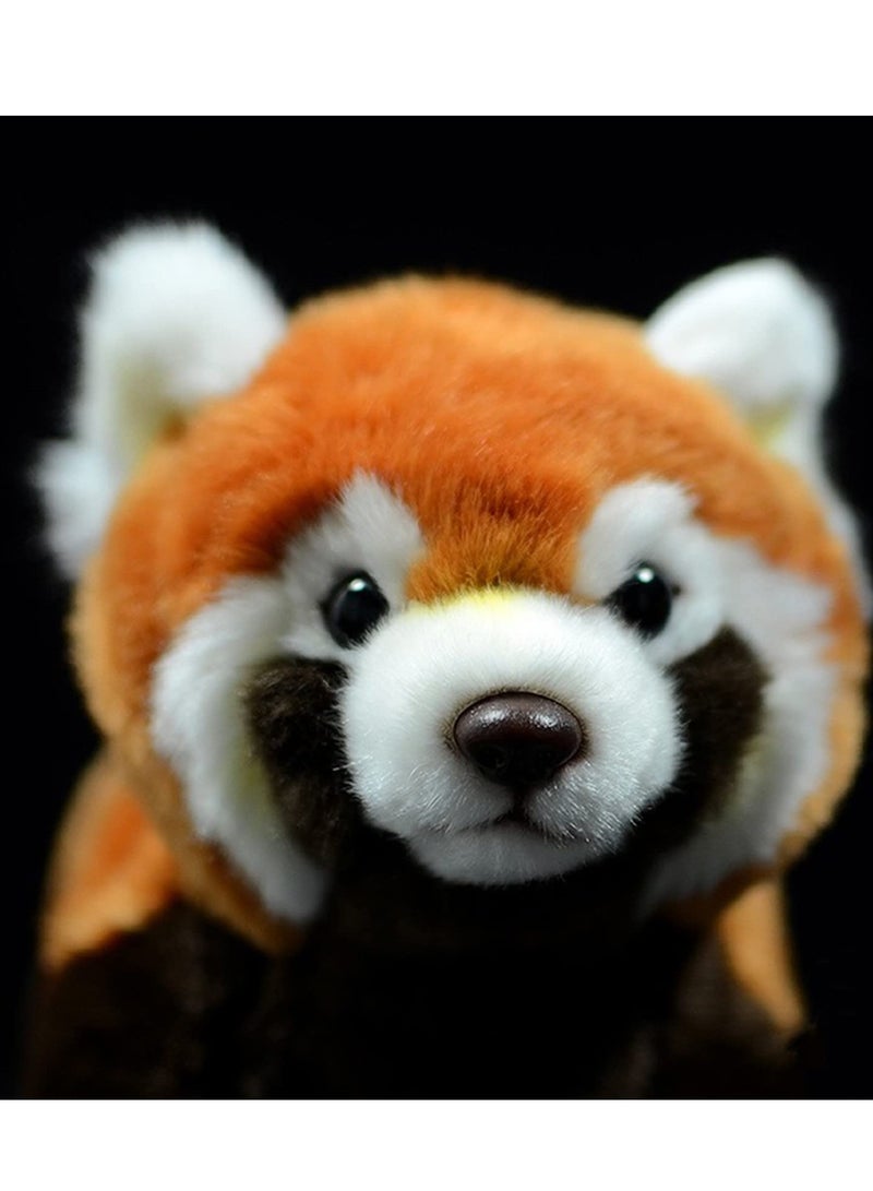 19 Inch Realistic Red Panda Plush Toy: Cute Soft Stuffed Animal for Kids' Birthday Gift and Room Decoration