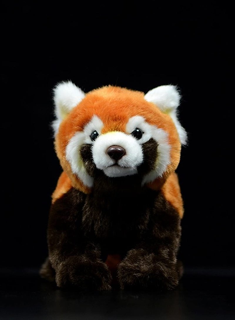 19 Inch Realistic Red Panda Plush Toy: Cute Soft Stuffed Animal for Kids' Birthday Gift and Room Decoration