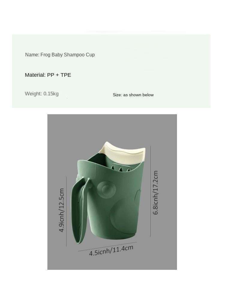 Frog Designed Bath Shower Cup