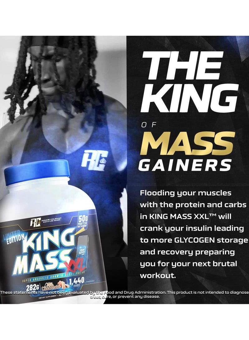 Ronnie Coleman King Mass XL Limited Edition 2.7kg Vanilla Ice Cream Flavor 11 Serving