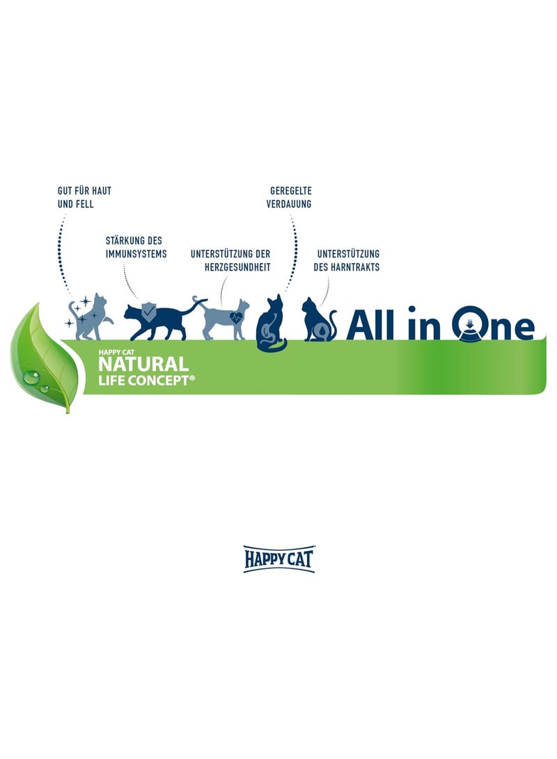 Happy Cat Dry Food Culinary Land Geflugel 1.3kg  Supports immunity & healthy growth of cats