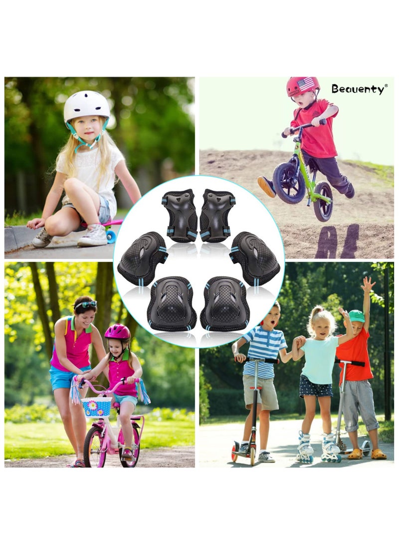 Kid/Youth/Adult Knee Pads Elbow Pads Wrist Guards Protective Gear Set， Cycling Skating Roller Skateboard Bike Scooter Outdoor Sports Sports Protective Gear Safety