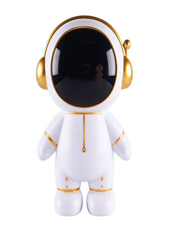 Money Bank in Astronaut Shape with Removable Cover, SYOSI, Money Box Coin Bank Indestructible Plastic Money Bank, Funny Astronaut Decorations for Kids, Boys, Girls, Gold