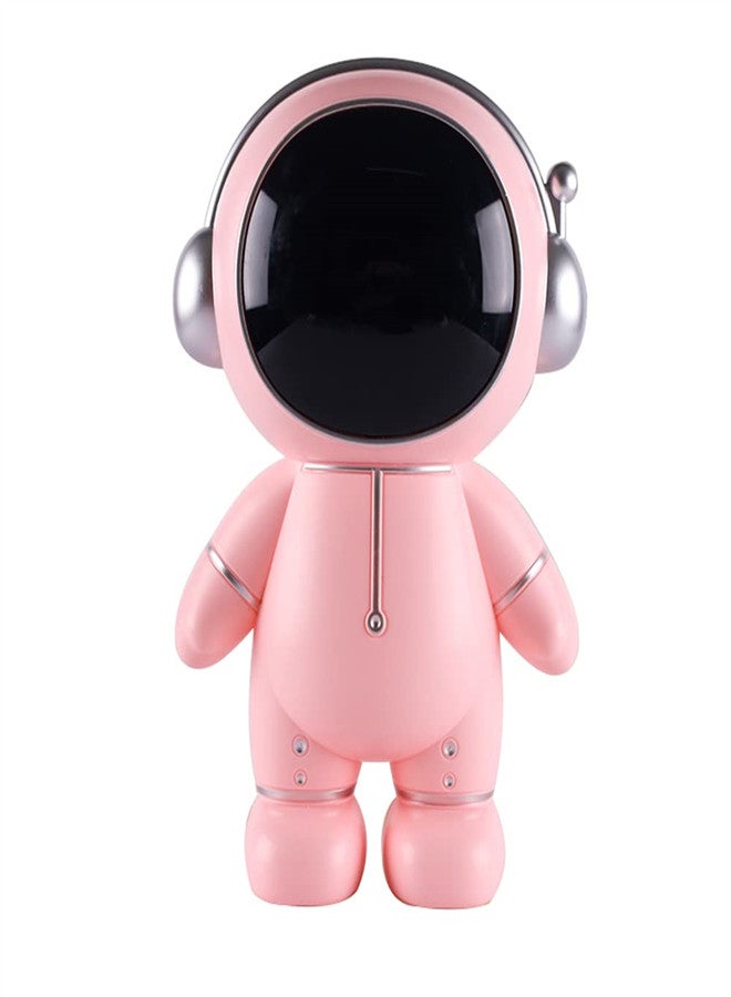 Money Bank in Astronaut Shape with Removable Cover, SYOSI, Money Box Coin Bank Indestructible Plastic Money Bank, Funny Astronaut Decorations for Kids, Boys, Girls, Pink