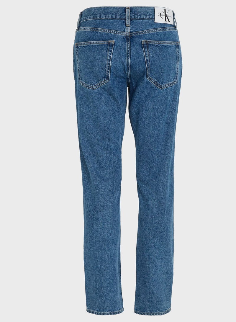 Essential Denim Straight Fit Jeans