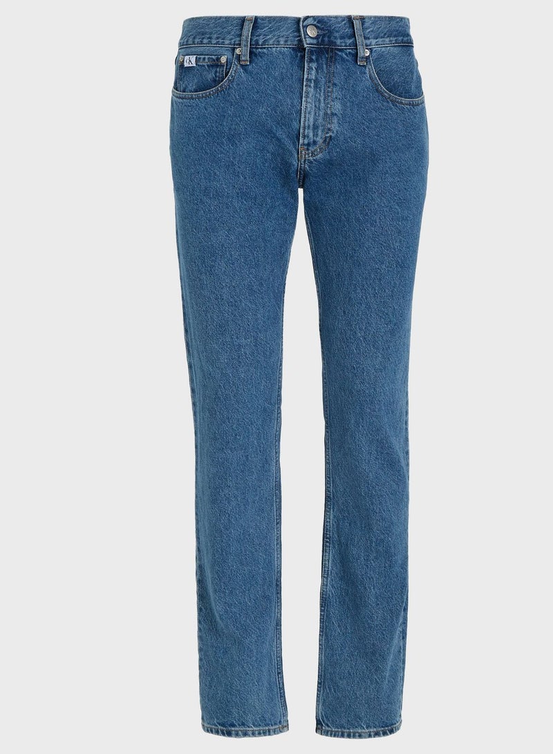 Essential Denim Straight Fit Jeans