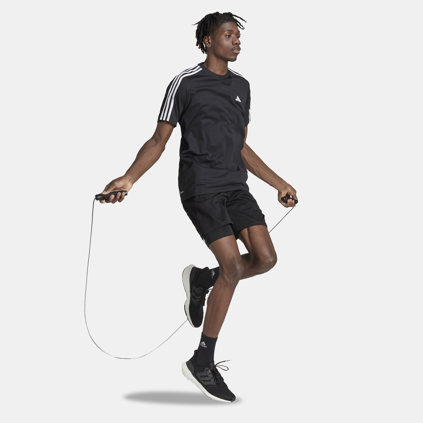 Men's Train Essentials 3-Stripes Training T-Shirt