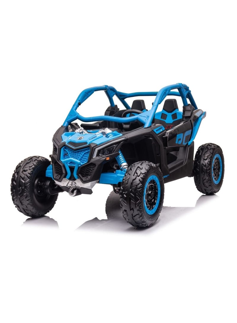Can-Am Maverick Turbo RR Truck Plastic 12V14AH/4M - Blue