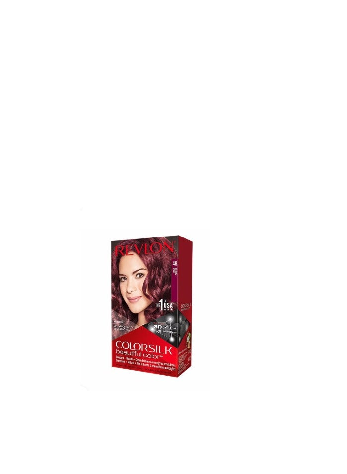 Revlon ColorSilk with Keratin Beautiful Color Burgandy Nos. 48`