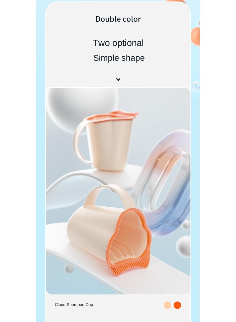 1-Piece Shower Cup Shampoo Cup Use For Baby Bath