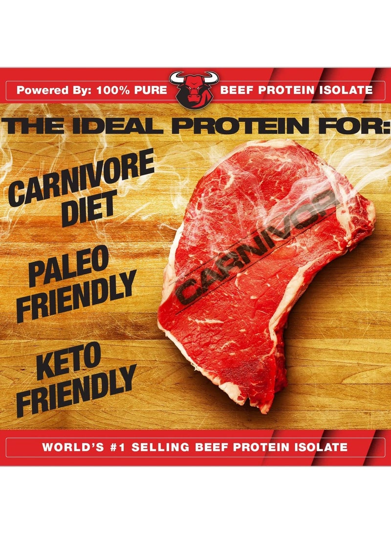 Carnivor Beef Protein Isolate 3.9 lbs Vanilla Caramel Flavor 56 Serving