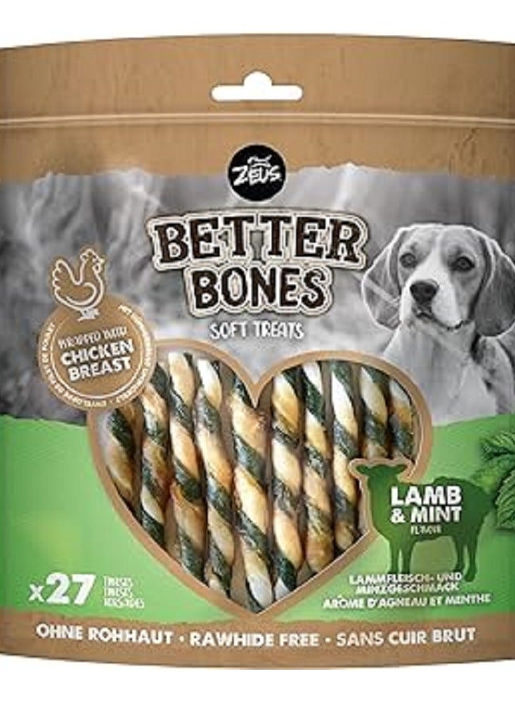 Zeus Better Bones, Wrapped Twists Lamb & Mint, 308g