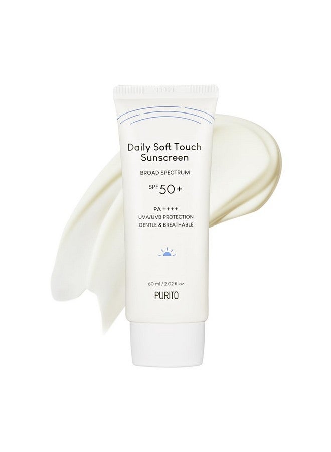 Daily Soft Touch Sunscreen 60Ml Face Sunscreen Oil Free Uva & Uvb Protection Lightweight And Oil Free Korean Sunscreen For All Skin Type And Vegan & Crueltyfree