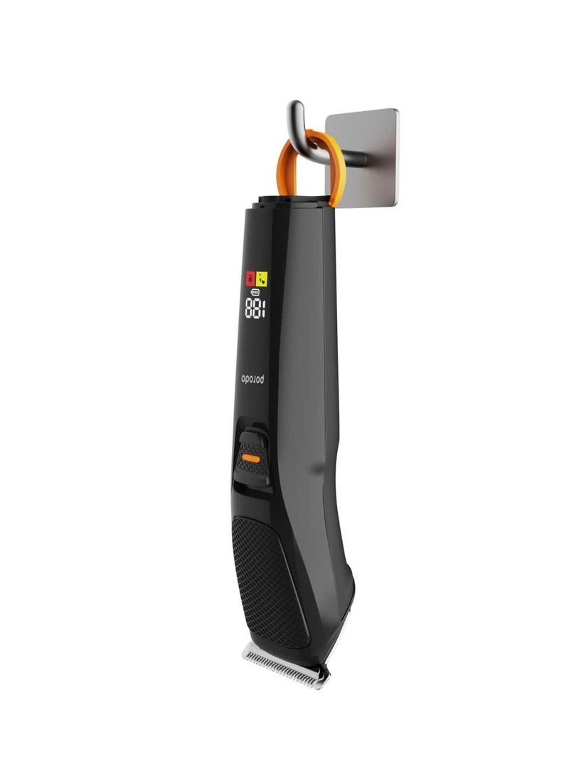 Lifestyle Rechargeable Grooming Kit with Nose Trimmer Four Detachable Heads - Black