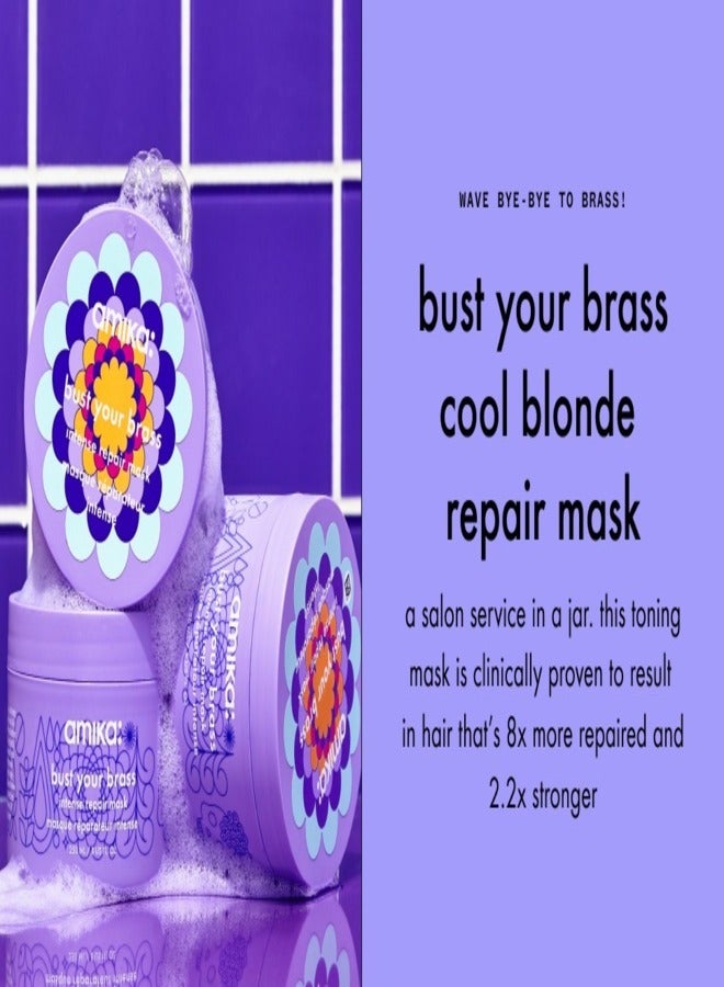 AMIKA Bust Your Brass Toning Repair Mask 250ml