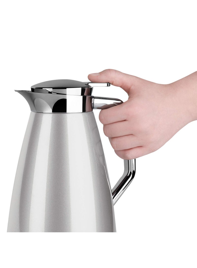 Plaza F4140100 Flask Plastic Abs  1 Le  Silver
