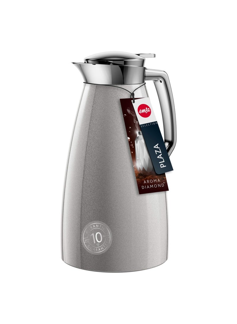 Plaza F4140100 Flask Plastic Abs  1 Le  Silver