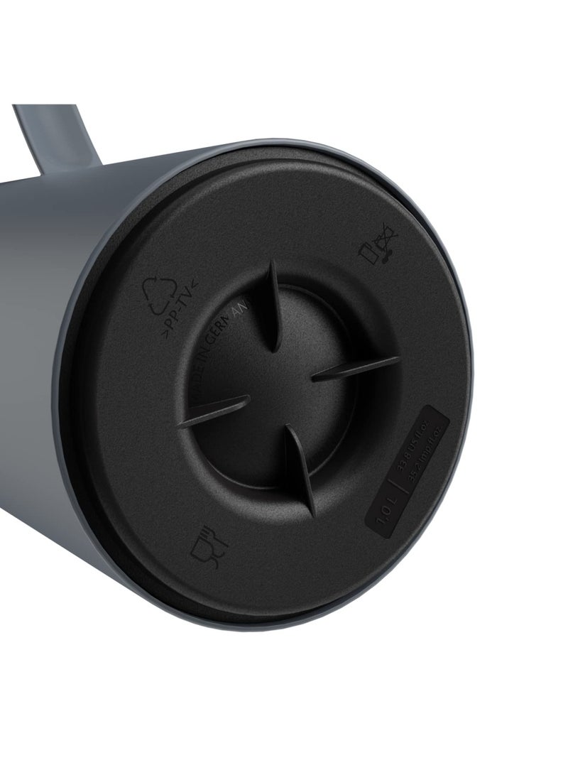 Insulated Jug  Charcoal  1 Le