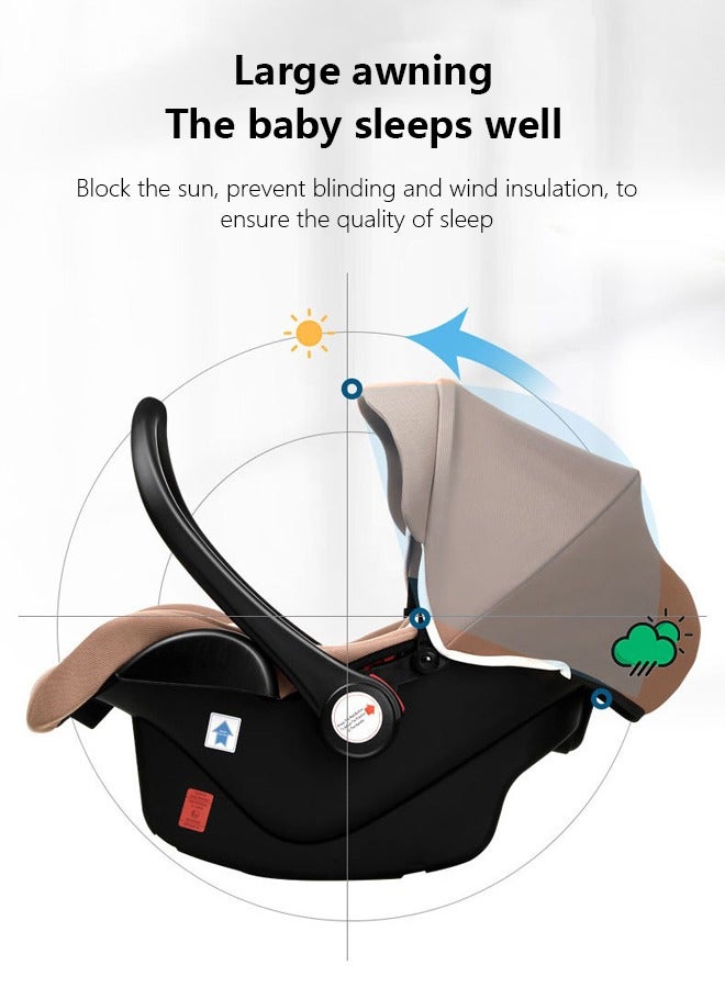 Baby Carrier Portable Baby Car Seat with Full Body Support Cushion