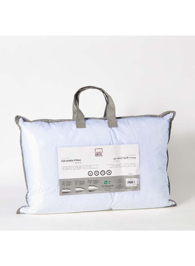 Adjustable Pillow with Zipper Opening 75 x 50 cm
