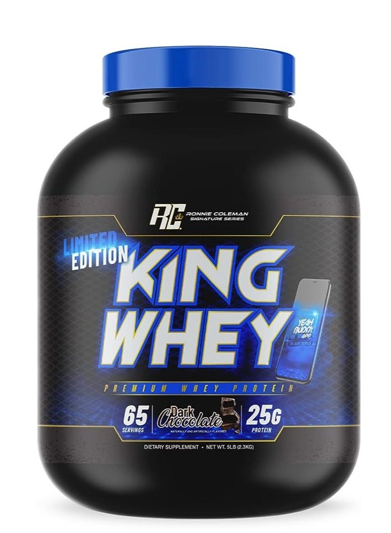 Ronnie Coleman King Whey Limited Edition 2.3kg Dark Chocolate Flavor 65 Serving